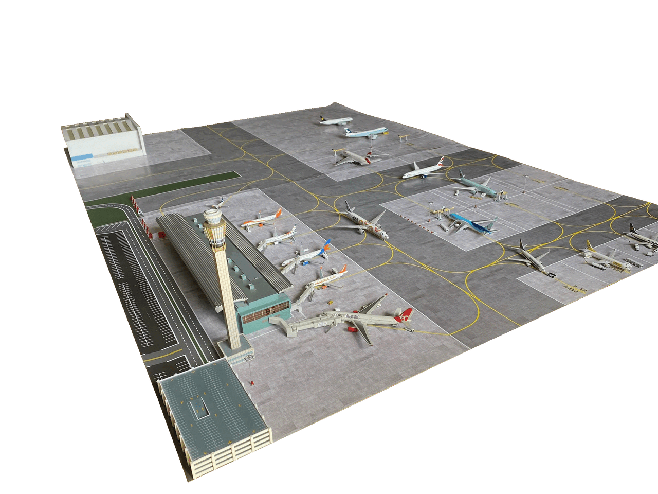 AMS 1/400 Scale Two Sheet Paper Airport Mat