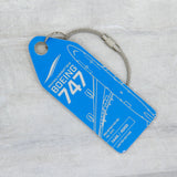 AviationTag JetOneX Boeing 747 - VQ-BWM Blue