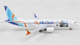 Phoenix FlyDubai Boeing 737-800Max A6-FKB 1/400 Aircraft Scale Model