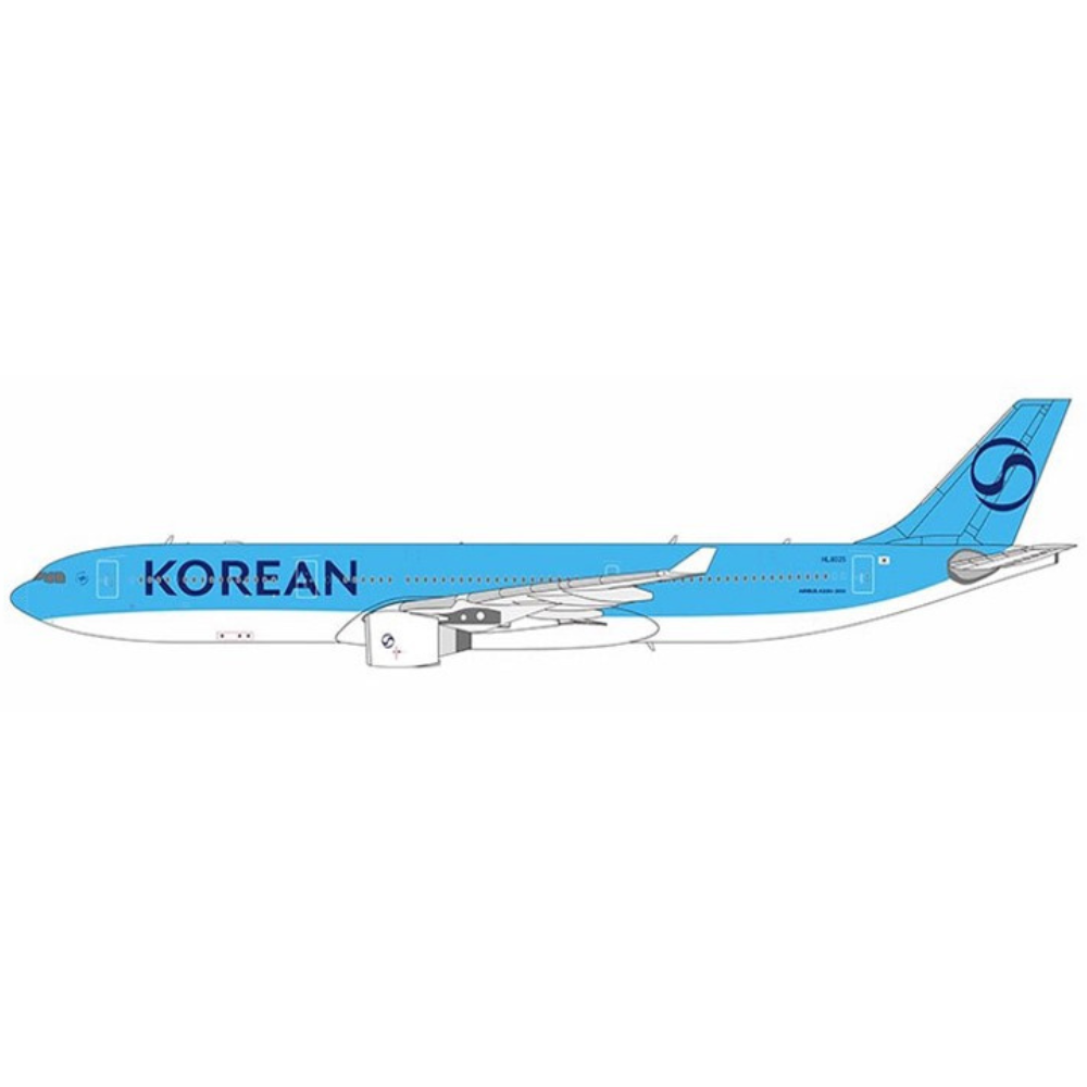 Aviation400 Korean Air Airbus A330-323 HL8025 1/400 Scale