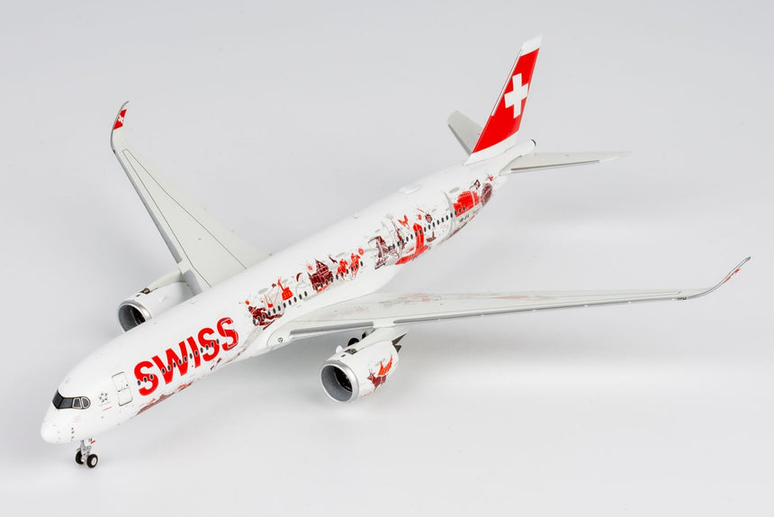 NG Models Swiss "Wanderlust" Airbus A350-900 HB-IFA (ULTIMATE) 1/400 Aircraft Scale Model