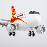 CUMO Wings C919 Cute Aircraft Model – Suparna Airlines Special Edition Snap-Fit ABS Collectible with Display Stand 10.5×12.5×7.5 cm