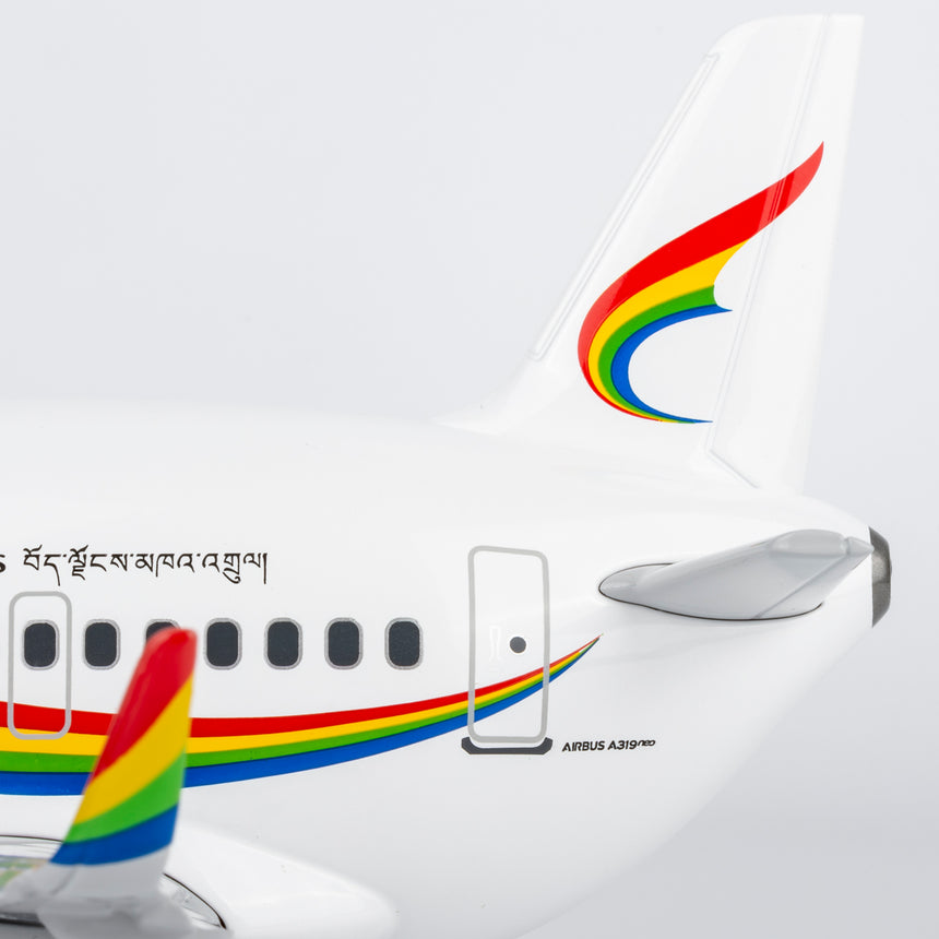NG Models Tibet Airlines Airbus A319 (Cartoon Edition) Snap-Fit Aircraft Scale Model