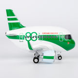 CUMO Wings Airbus A321neo Cute Aircraft Model – Cathay Pacific 80th Anniversary Retro Livery - Snap-Fit ABS Collectible with Display Stand 10.5×12.5×7.5 cm