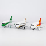 CUMO Wings Airbus A321neo Cute Aircraft Model – Cathay Pacific 80th Anniversary Retro Livery - Snap-Fit ABS Collectible with Display Stand 10.5×12.5×7.5 cm