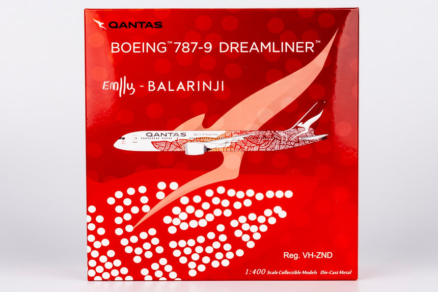 NG Models Qantas Emily Kame Kngwarreye Boeing B787-9 Dreamliner VH-ZND Lite Edition 1/400 Scale