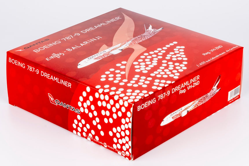 NG Models Qantas Emily Kame Kngwarreye Boeing B787-9 Dreamliner VH-ZND Lite Edition 1/400 Scale