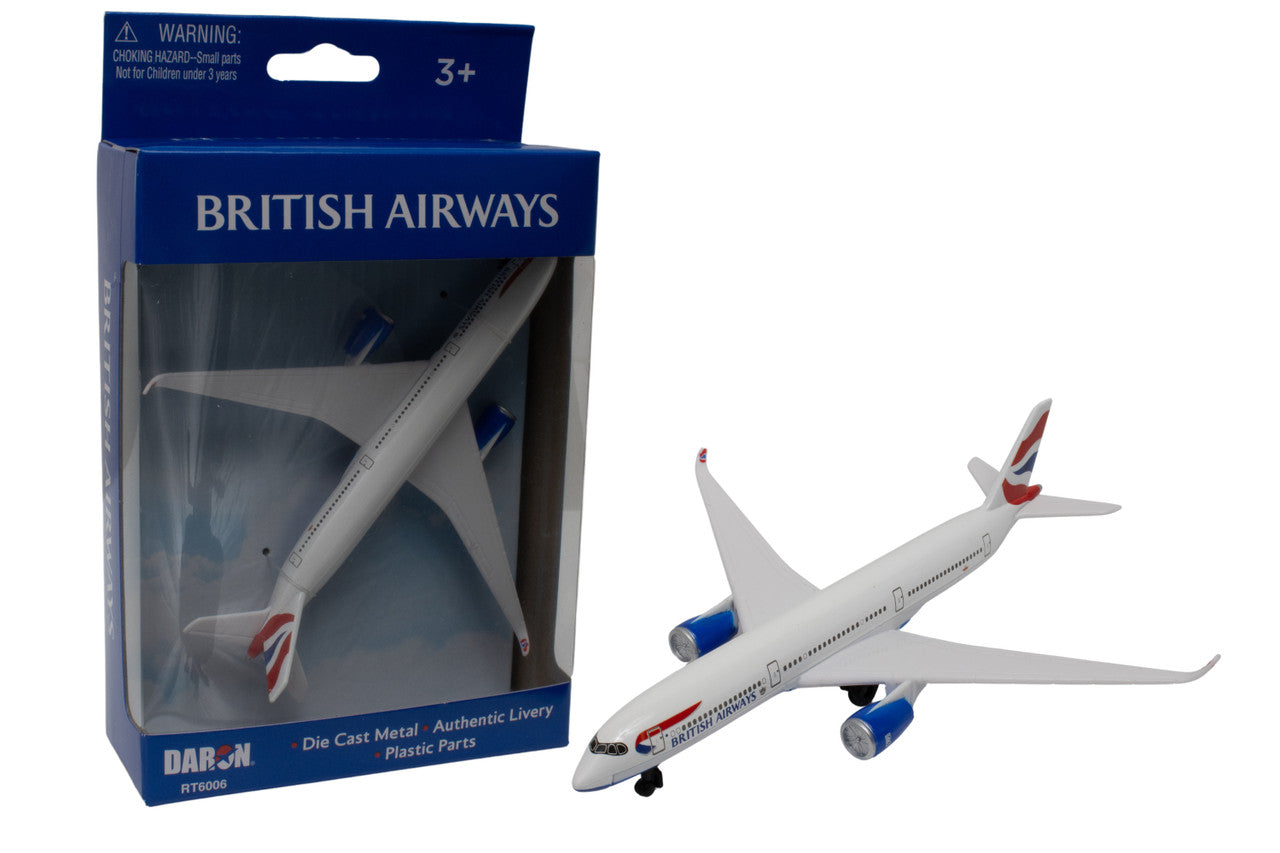 British Airways Airbus A350 Single Diecast Airplane Model Toy