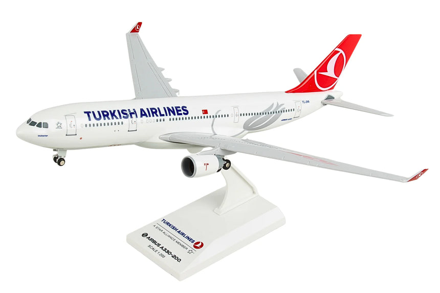 SkyMarks Turkish Airlines Airbus A330-200 1/200 Aircraft Scale Model