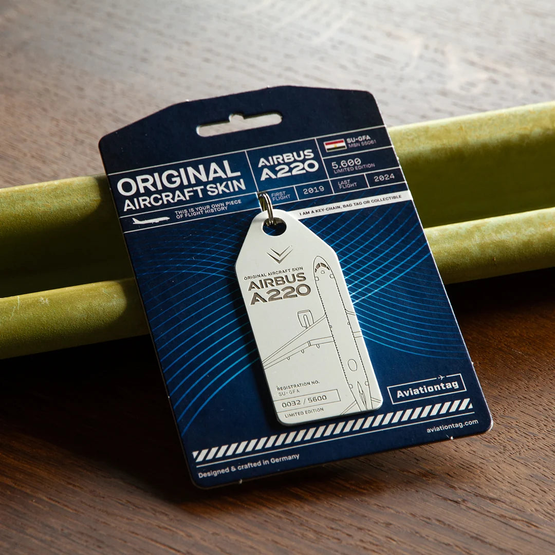AviationTag EgyptAir Airbus A220 - SU-GFA White