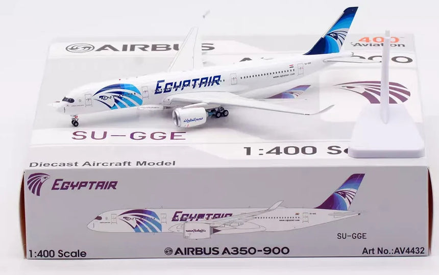 Aviation400 Egyptair Airbus A350-900 SU-GGE (detachable gear) 1/400 Aircraft Scale Model