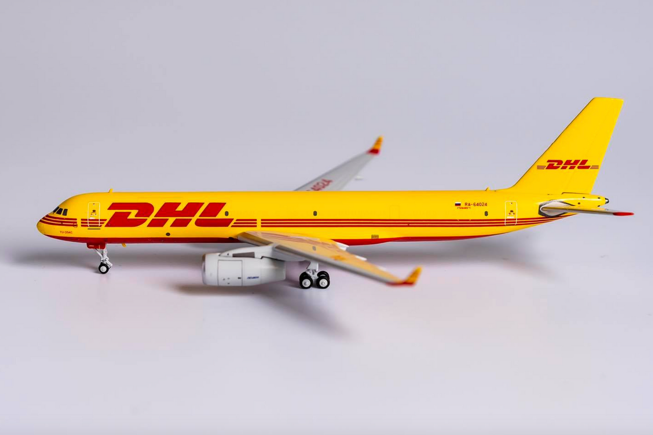 NG Models DHL Tupolev TY-204-100 RA-64024 1/400 Aircraft Scale Model