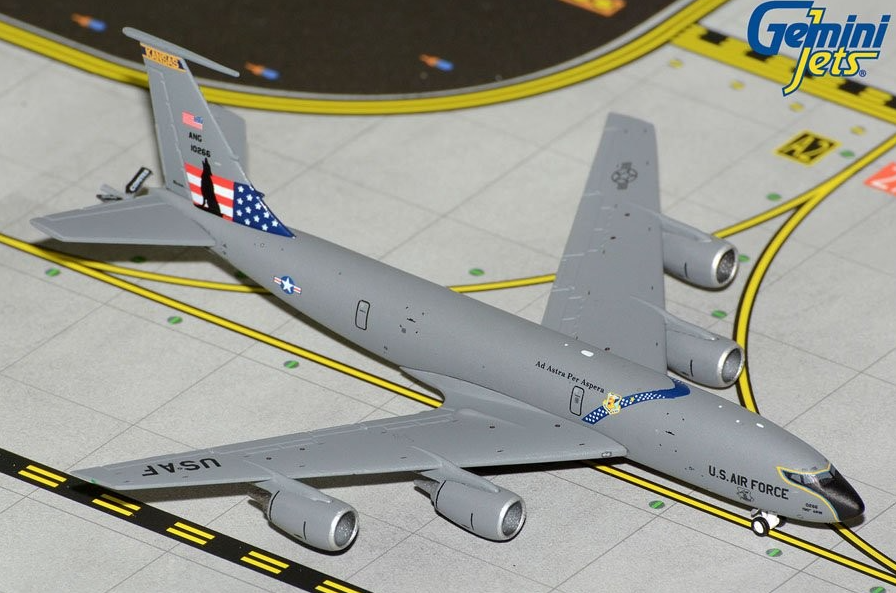 GeminiJets USAF KC-135R 61-0266 Kansas Ang 1/400 Aircraft Scale Model