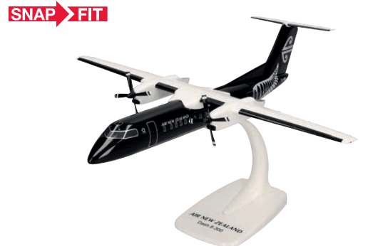 Herpa Air New Zealand DHC-8-300 - All black livery – ZK-NEM 1/100 Scale