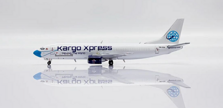 JC Wings Kargo Express Mask Livery Boeing 737-400SF "Moving The World" 1/400 Scale