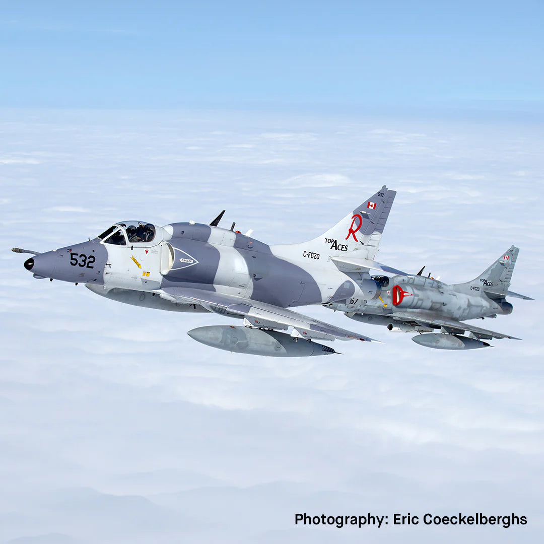 AviationTag Top Aces Douglas A-4 Skyhawk - C-FGZO Grey