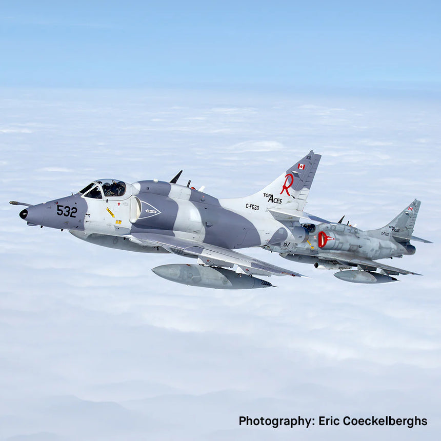 AviationTag Top Aces Douglas A-4 Skyhawk - C-FGZO Grey