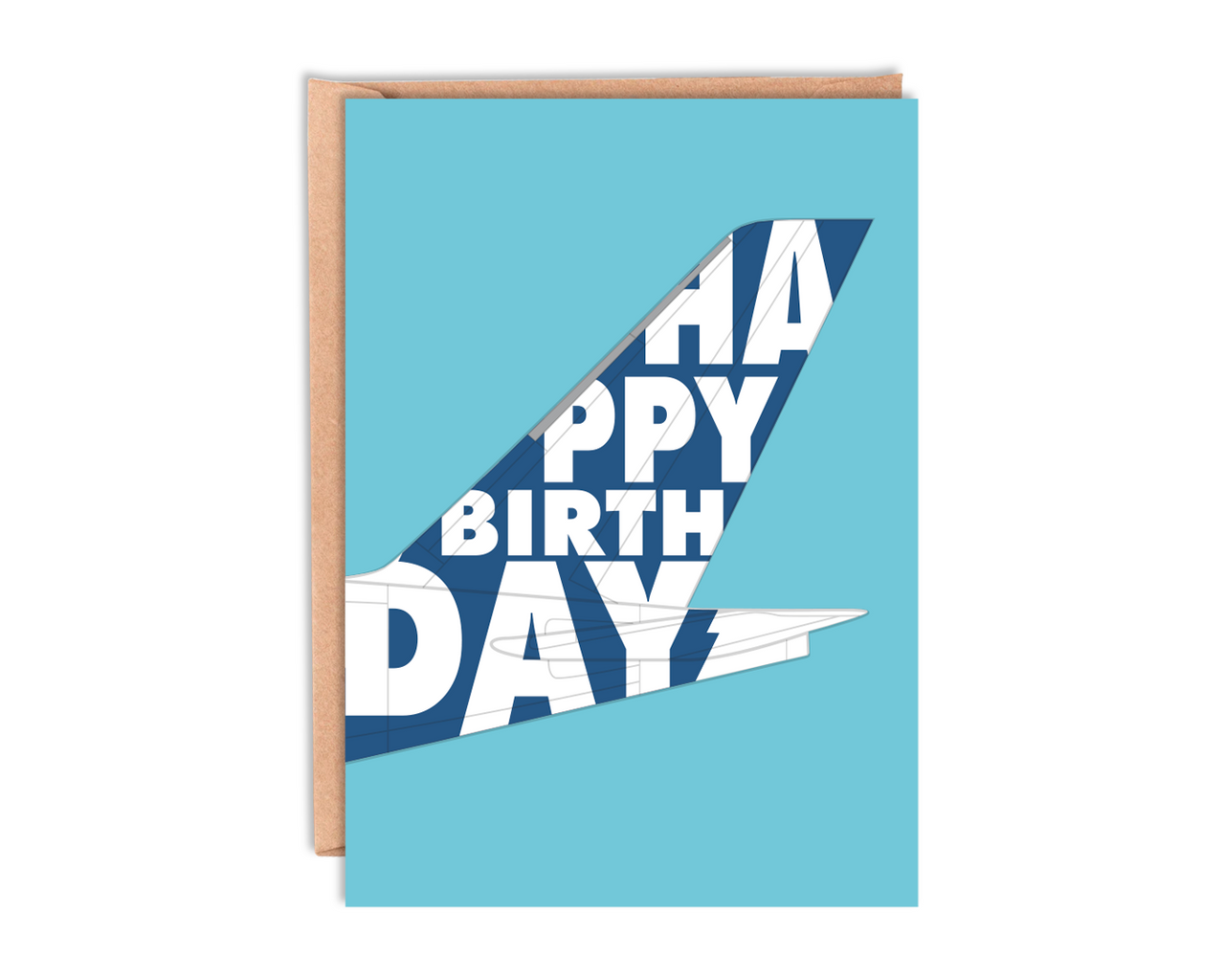 Tailfin Birthday Card With Envelope