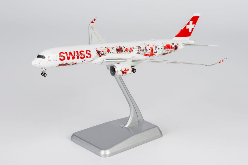 NG Models Swiss "Wanderlust" Airbus A350-900 HB-IFA (ULTIMATE) 1/400 Aircraft Scale Model