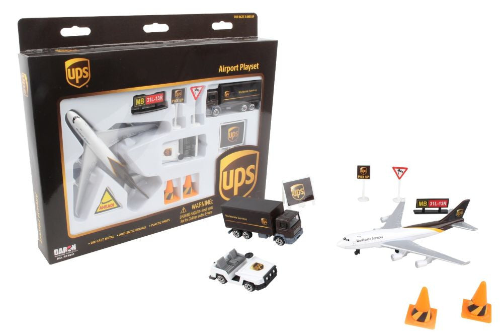 UPS Model Airport Play Set Toy
