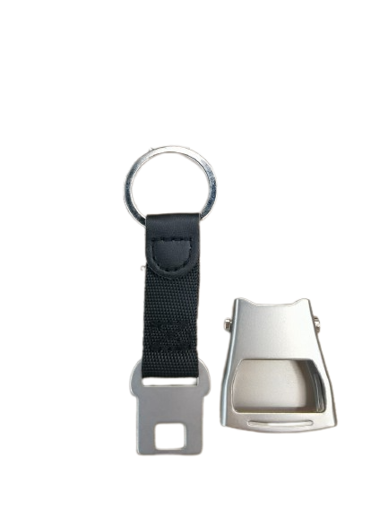 The Seatbelt Bottle Opener Keychain