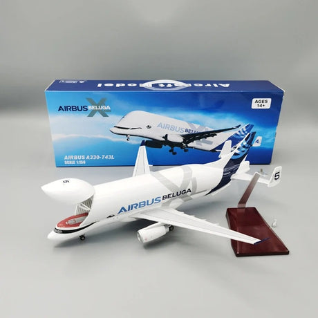 Beluga Airbus A330-743XL Model Plane with stand 42cm 1/150