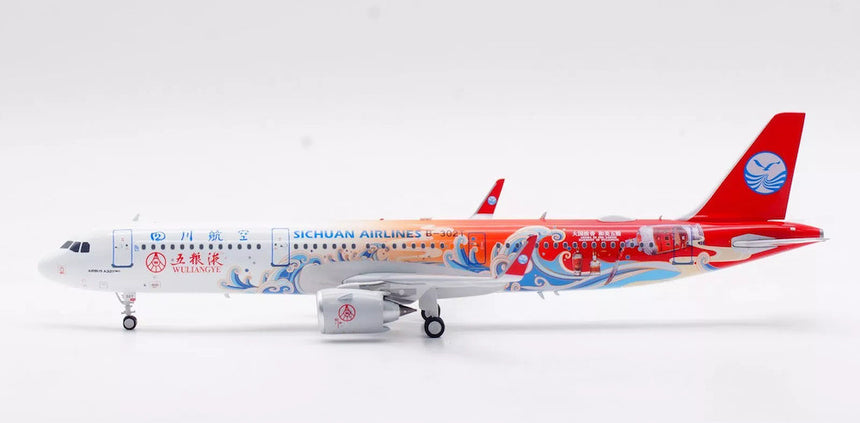 Aviation200 Sichuan Airlines Airbus A321-271N "Wuliangye" B-302T 1/200 Scale