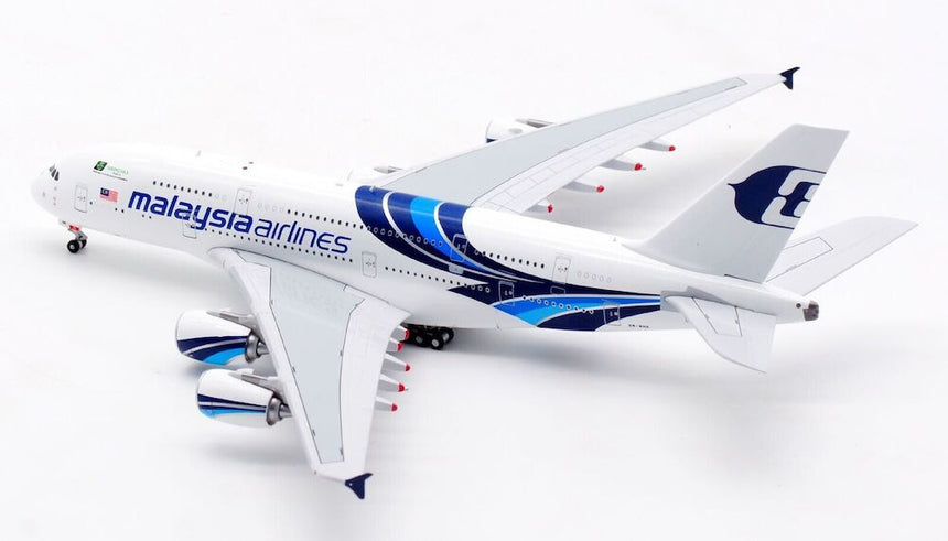 Aviation400 Malaysia Airlines Airbus A380-841 9M-MNE (Rolling Detachable Magnetic Undercarriage) 1/400 Scale