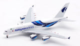 Aviation400 Malaysia Airlines Airbus A380-841 9M-MNE (Rolling Detachable Magnetic Undercarriage) 1/400 Scale