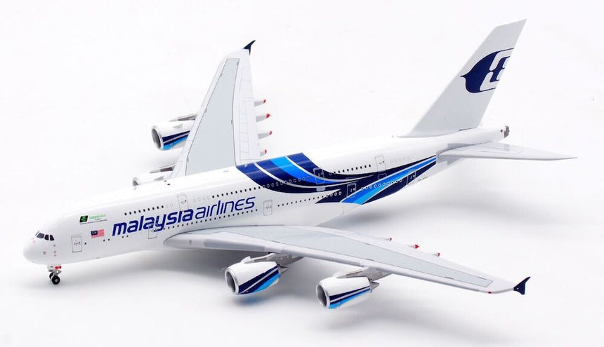 Aviation400 Malaysia Airlines Airbus A380-841 9M-MNE (Rolling Detachable Magnetic Undercarriage) 1/400 Scale