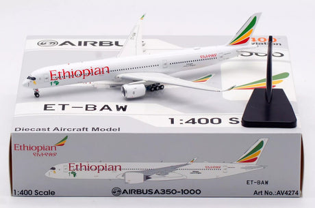 Aviation400 Ethiopian Airlines Airbus A350-1041 ET-BAW (with detachable gear) 1/400 Scale