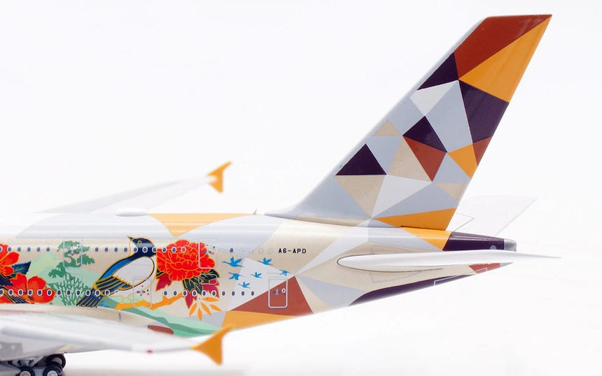 Aviation400 Etihad Airways "Choose South Korea" A6-APD detachable gear Airbus A380-800 1/400 Aircraft Scale Model