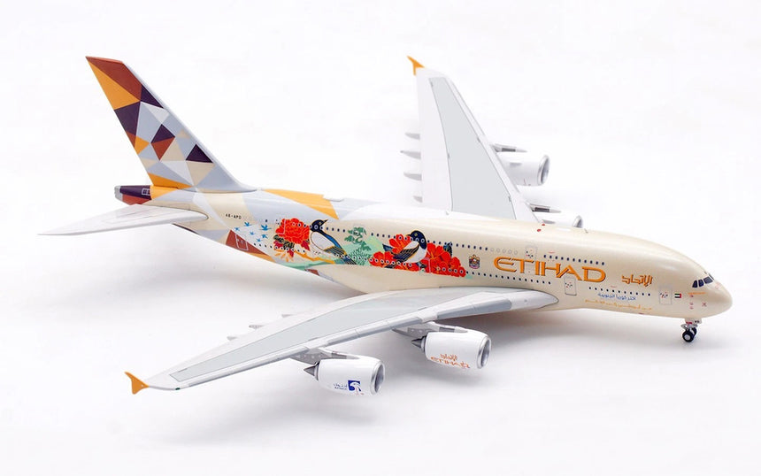 Aviation400 Etihad Airways "Choose South Korea" A6-APD detachable gear Airbus A380-800 1/400 Aircraft Scale Model