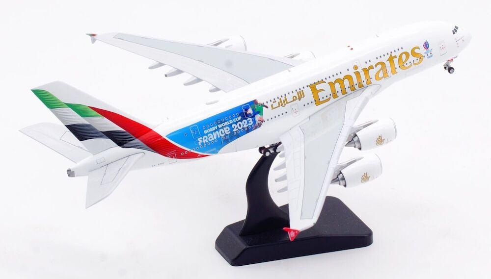 GeminiJets Emirates Airbus A380 A6-EOE "Rugby World Cup 2023" 1/400 Aircraft Scale Model