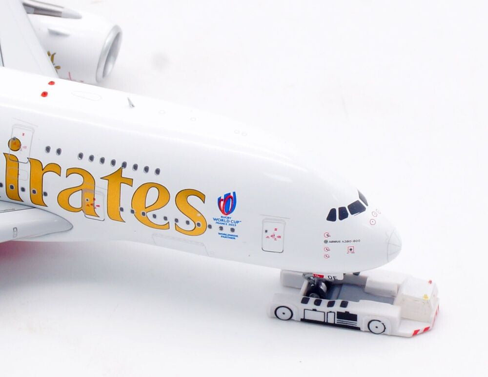 GeminiJets Emirates Airbus A380 A6-EOE "Rugby World Cup 2023" 1/400 Aircraft Scale Model