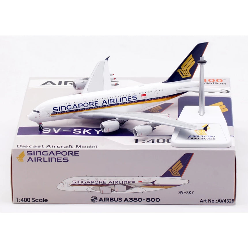 Aviation400 Singapore Airlines Airbus A380-841 9V-SKY 1/400 Aircraft Scale Model
