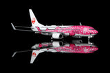 SQ Wings Japan Transocean Air Sakura Jinbei Boeing 737-800 JA06RK 1/200 Scale Model