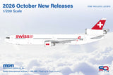 SQ Wings Swiss International Airlines McDonnell Douglas MD-11 HB-IWE Flaps Down 1/200 Aircraft Scale Model
