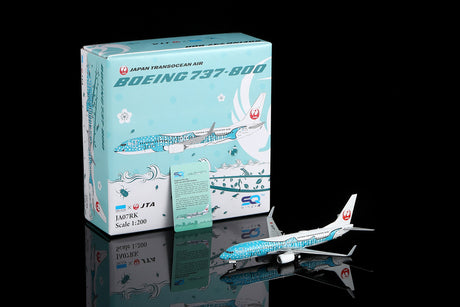 SQ Wings Japan Transocean Air Yui Jinbei Boeing 737-800 JA07RK 1/200 Scale Model