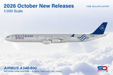 SQ Wings China Eastern Airlines Airbus A340-600 B-6053 "SkyTeam" 1/200 Aircraft Scale Model