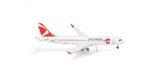 Herpa CSA Czech Airlines Airbus A220-300 1/400 Aircraft Scale Model