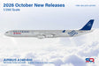 SQ Wings China Eastern Airlines Airbus A340-600 B-6053 Flaps Down "SkyTeam" 1/200 Aircraft Scale Model