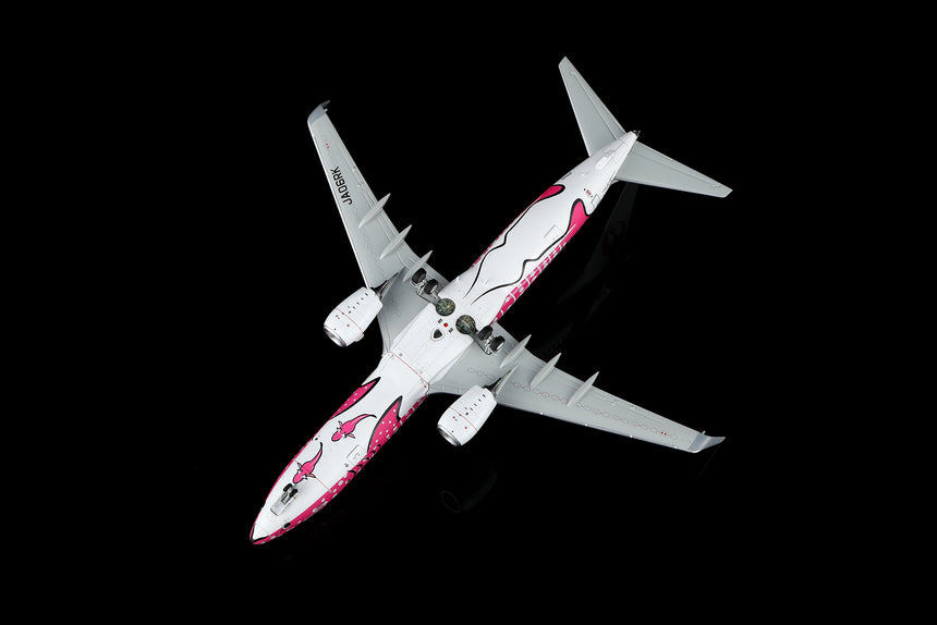 SQ Wings Japan Transocean Air Sakura Jinbei Boeing 737-800 JA06RK 1/200 Scale Model