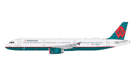 GeminiJets American Airlines Airbus A321 "America West Retro" Reg: N580UW 1/400 Scale