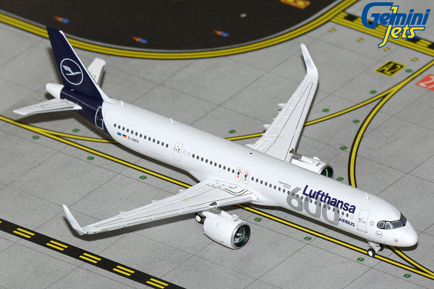GeminiJets Lufthansa Airbus A321NEO "600th Airbus" Reg: D-AIEQ 1/400 Scale