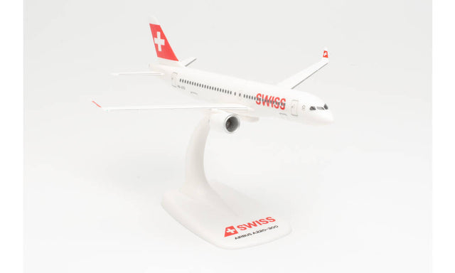 Herpa Swiss International Air Lines Airbus A220-300 – HB-JCQ 1/200 Aircraft Scale Model
