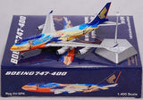 HX Models Singapore Airlines Boeing 747-400 9V-SPK "Tropical" Standard Version 1/400 Aircraft Scale Model