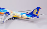 HX Models Singapore Airlines Boeing 747-400 9V-SPK "Tropical" Standard Version 1/400 Aircraft Scale Model