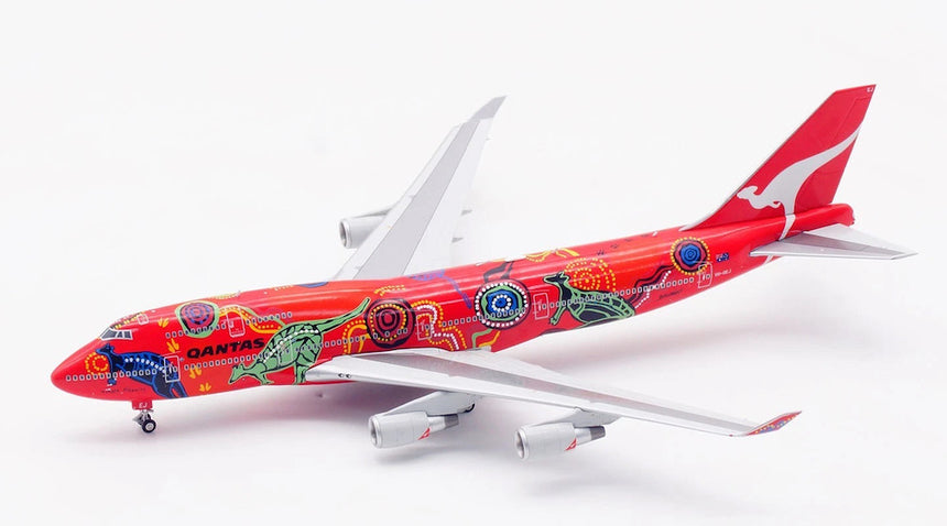HX Models Qantas B747-400 "Wunala Dreaming" VH-OEJ 1/400 Aircraft Scale Model