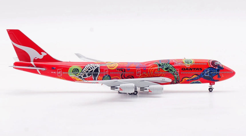HX Models Qantas B747-400 "Wunala Dreaming" VH-OEJ 1/400 Aircraft Scale Model